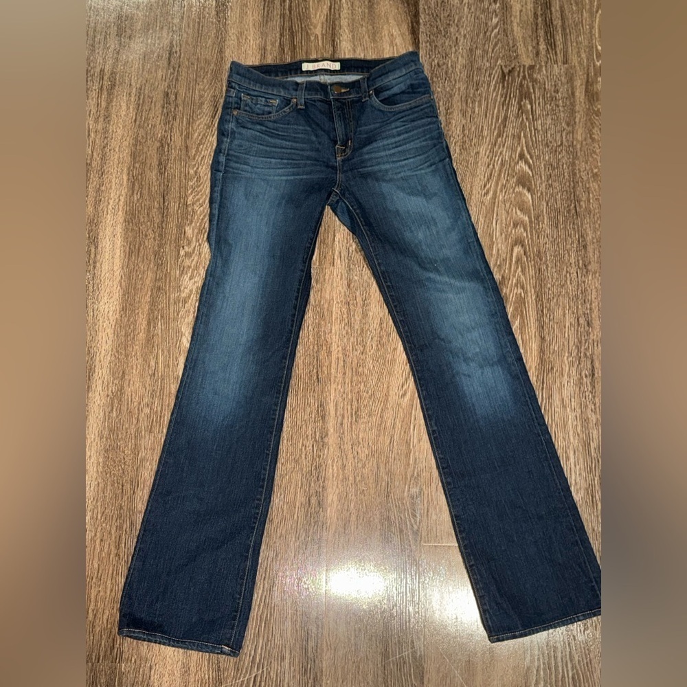 J Brand Classic Slim Dark Wash Bootcut Women's Blue Jeans Size 28